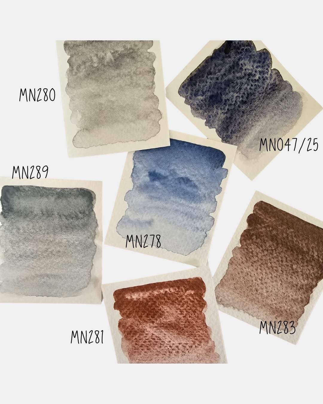 MN280 - Glitzer Galvani Silber - MNcolors handgemachte Aquarellfarben