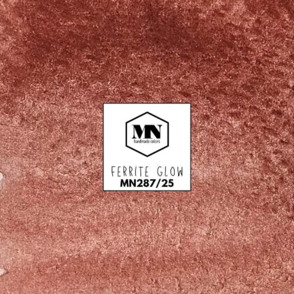 MN287 - Glitzer Ferrite Glow - MNcolors handgemachte Aquarellfarben