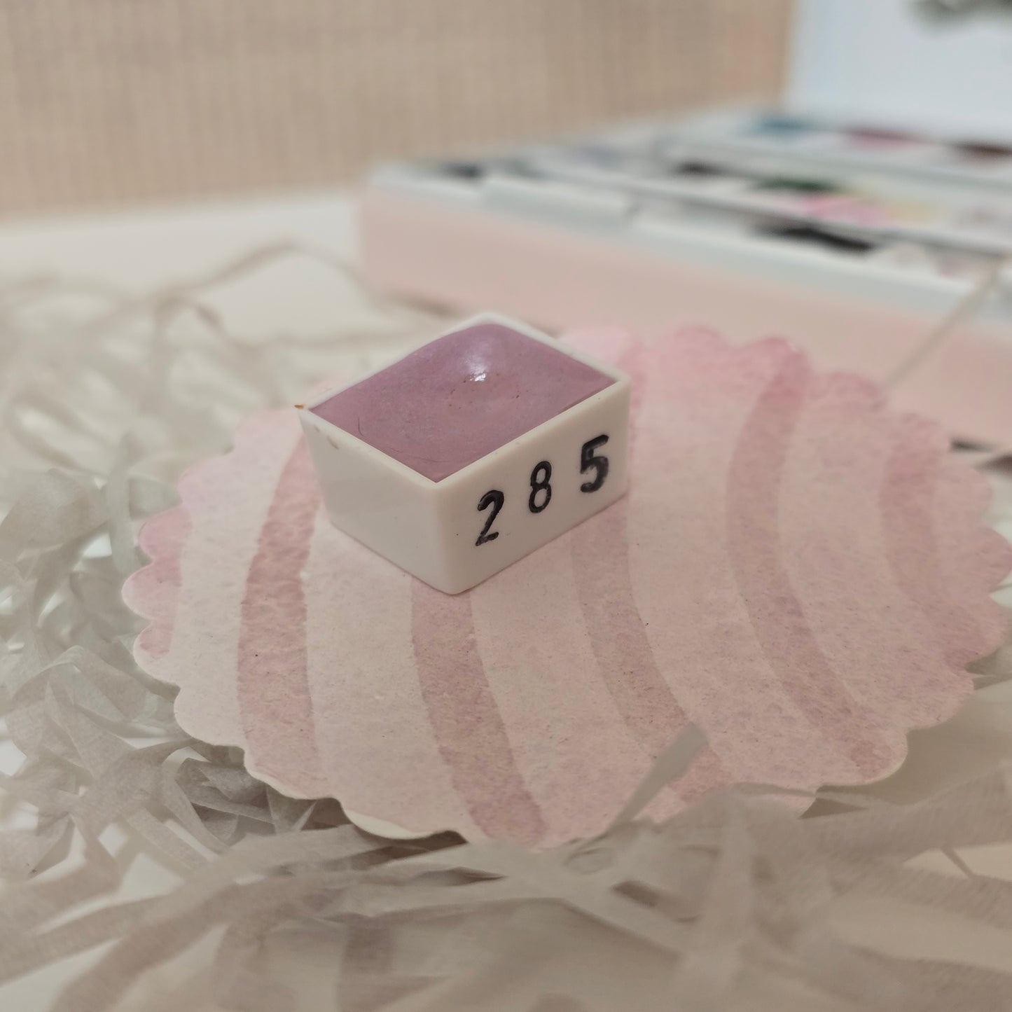 MN285 - Glitzer Helix Rose - MNcolors handgemachte Aquarellfarben