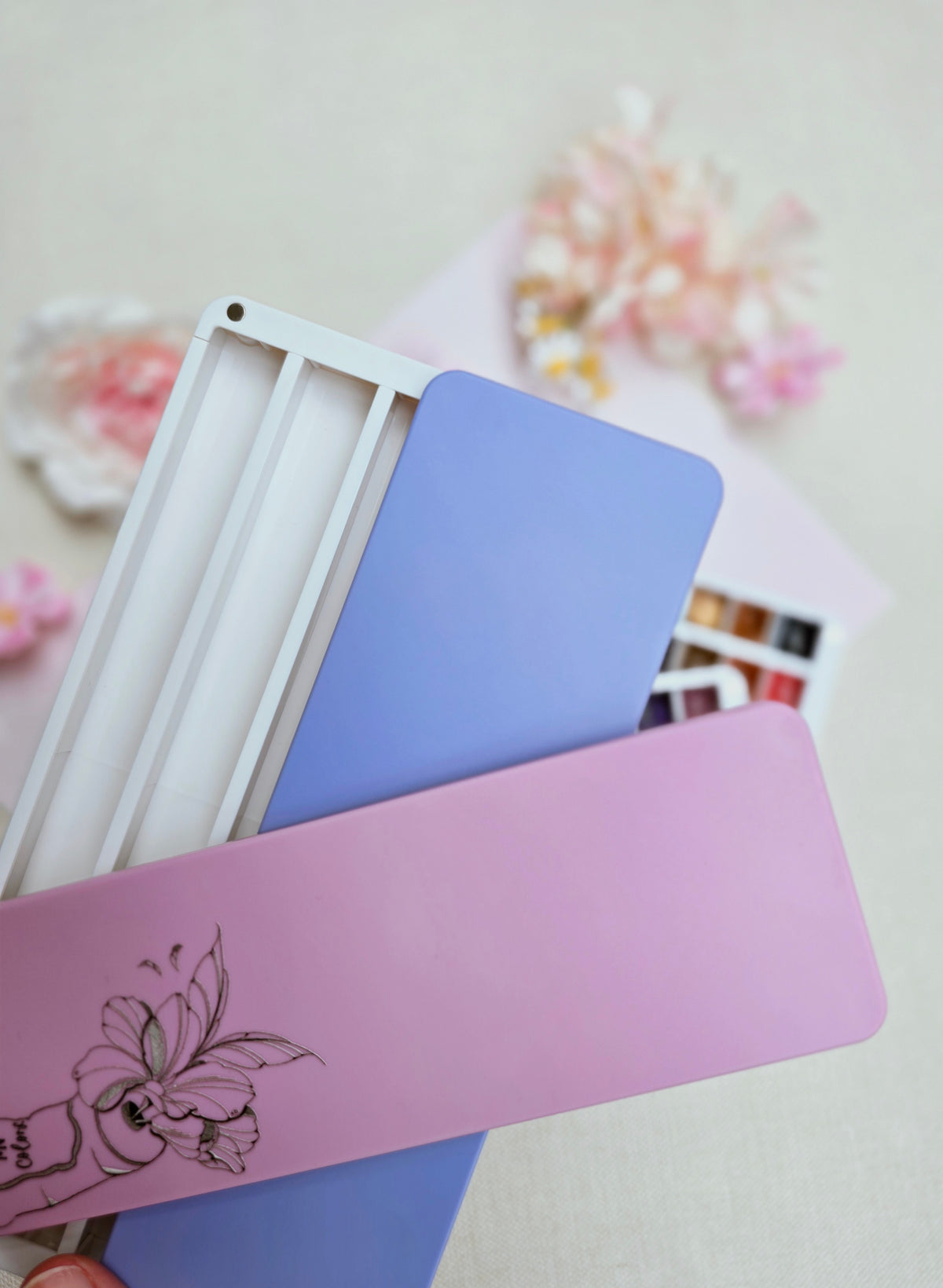 Aufbewahrung MNcolors: Stapelbox - stapelbar & magnetisch für bis zu 36 Näpfe