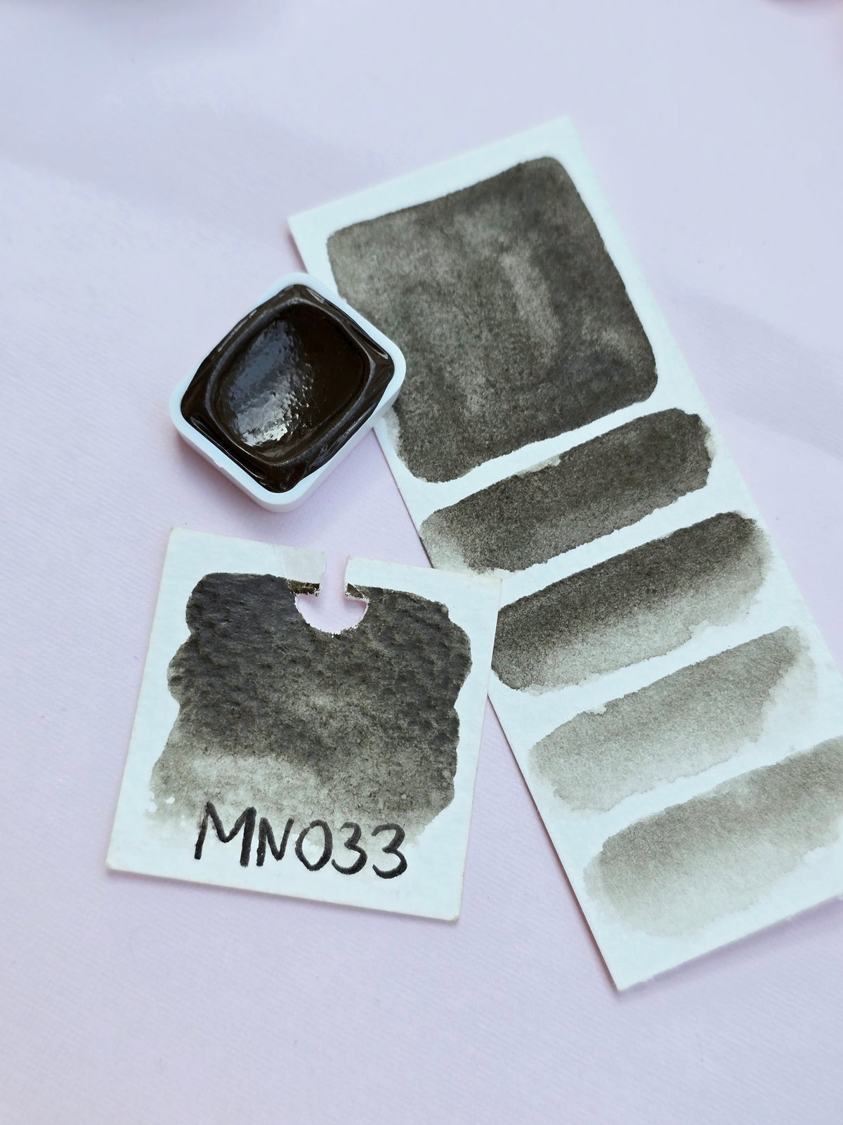 MNcolors - Grüntöne - Einzelne Näpfe - handgemachte Aquarellfarben