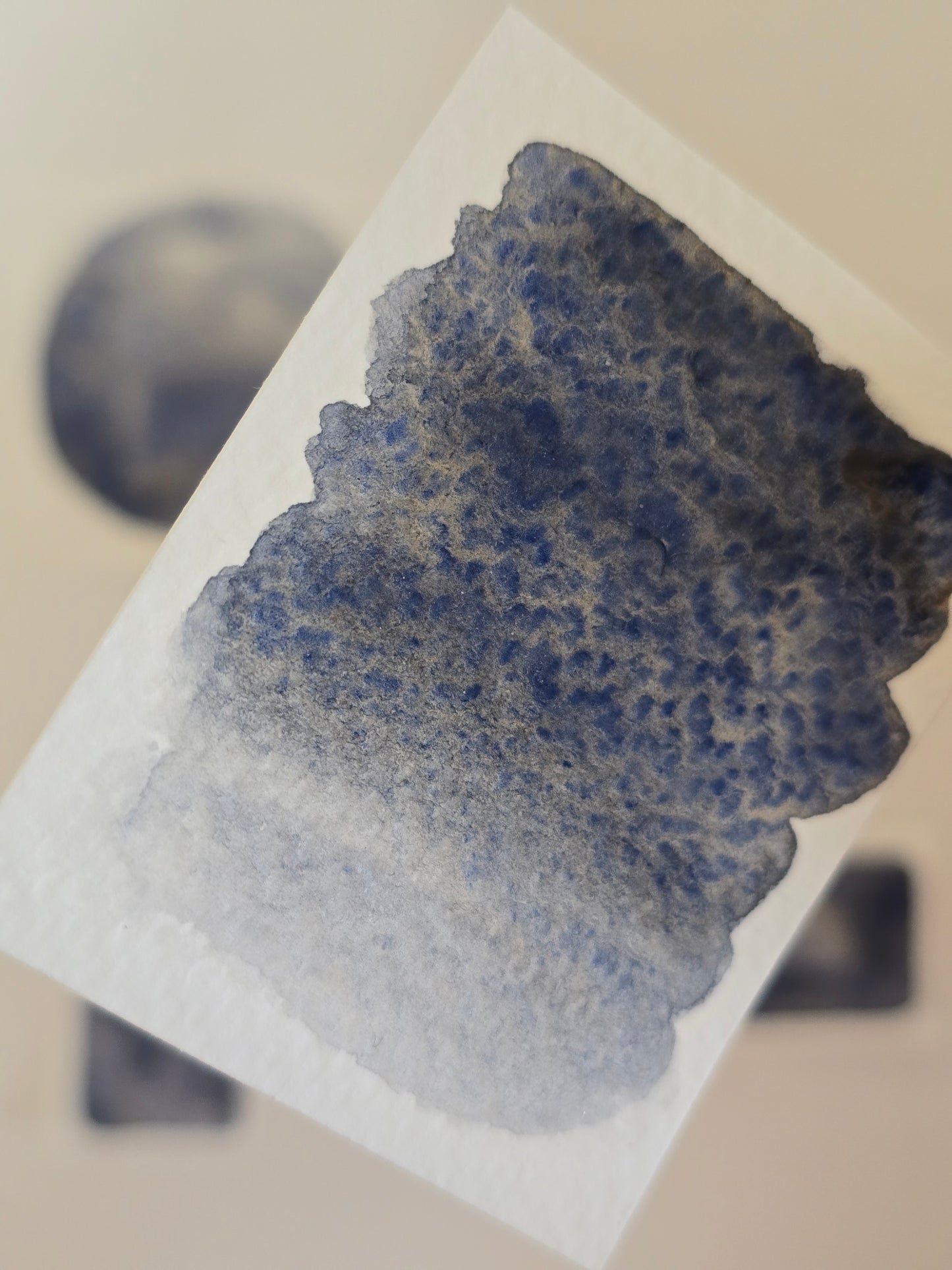 MN047 - Granulierend Vanadium Slate - MNcolors handgemachte Aquarellfarben