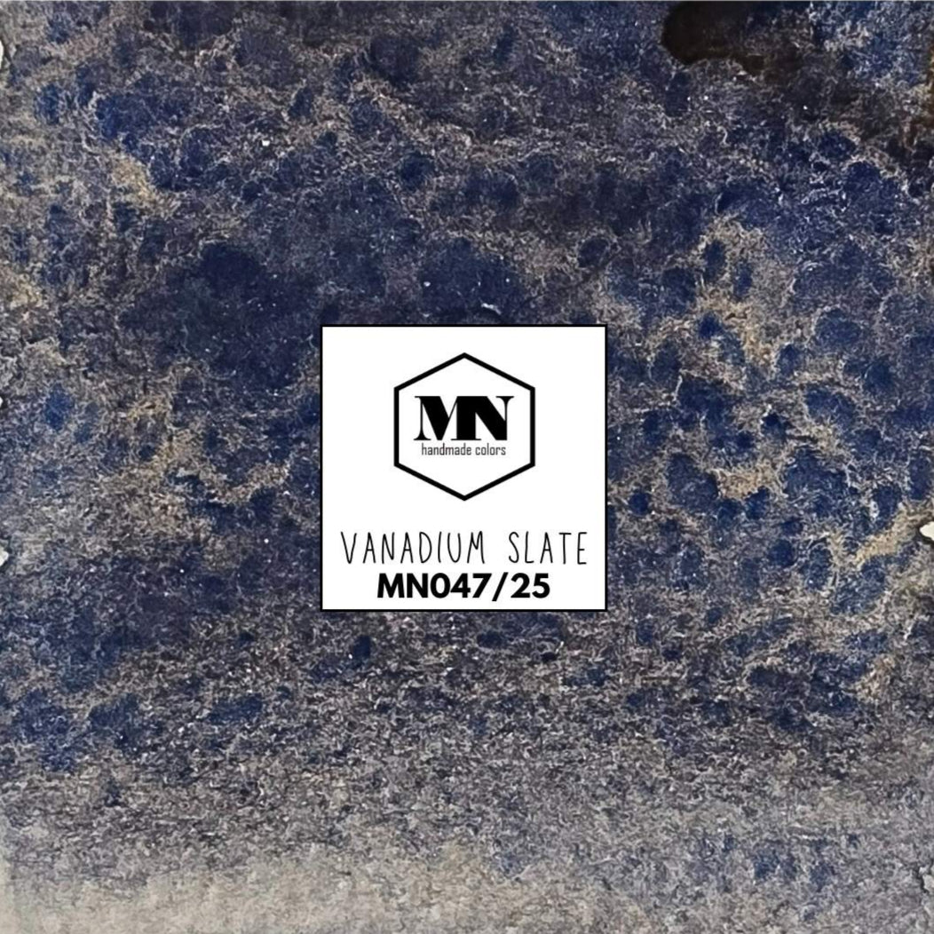 MN047 - Granulierend Vanadium Slate - MNcolors handgemachte Aquarellfarben