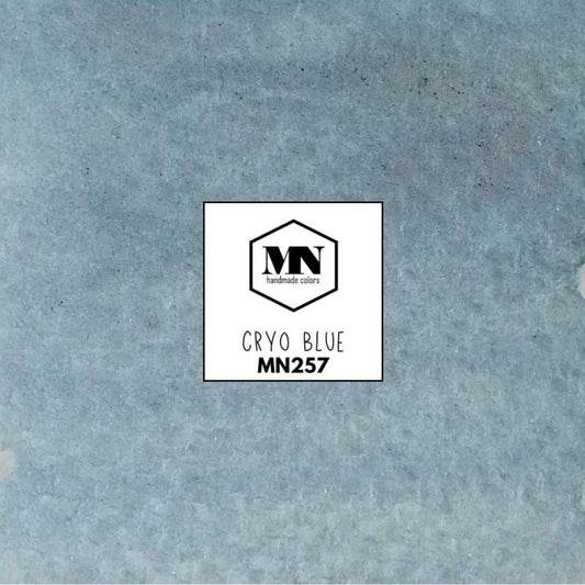 MN157 - Glitzer Cryo Blue - MNcolors handgemachte Aquarellfarben