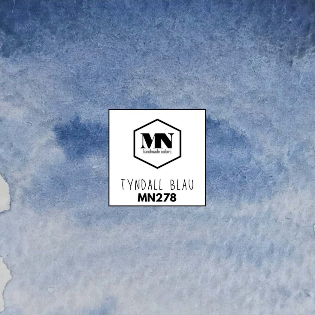 MN278 - Tyndall Blau  - MNcolors handgemachte Aquarellfarben