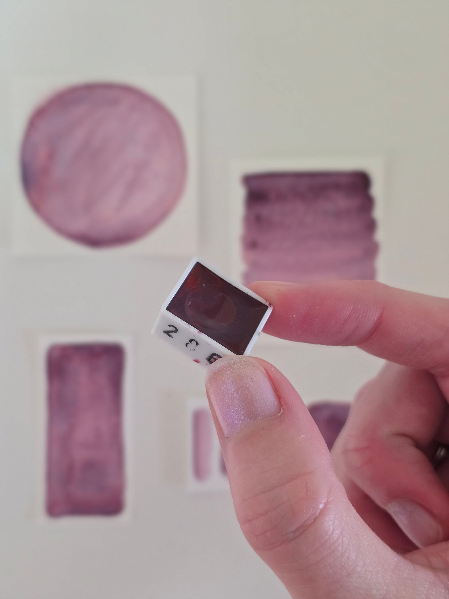 MN286 - Coagula Plum - MNcolors handgemachte Aquarellfarben